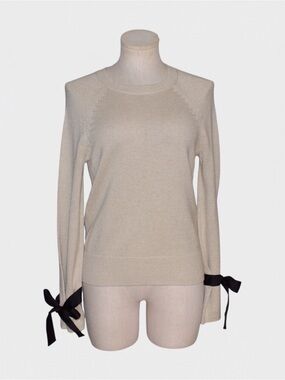 J Crew Mercantile Bow Cuff Sweater